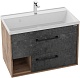 Grossman Мебель для ванной Реал 80 подвесная бетон Арья/веллингтон – фотография-15